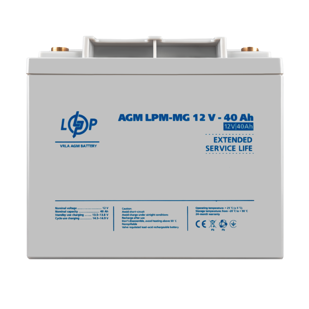 Аккумулятор мультигелевый LogicPower LPM-MG 12V 40Ah