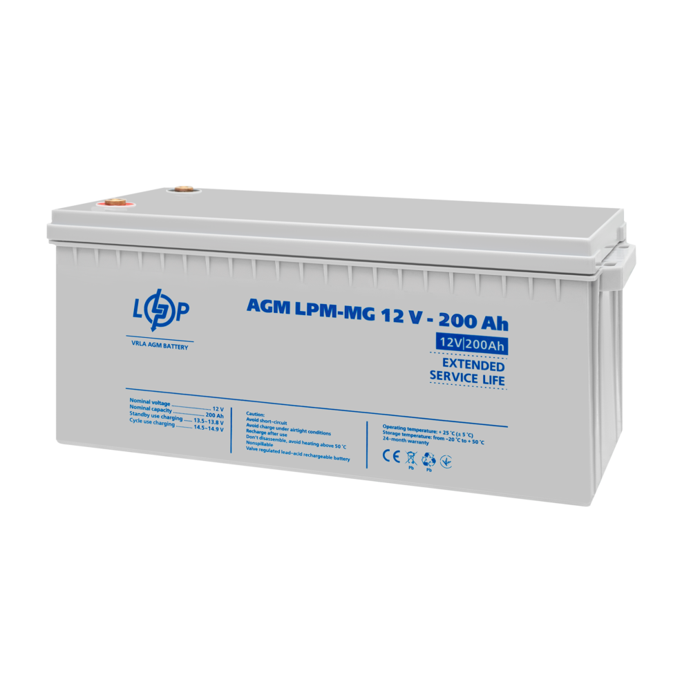 Аккумулятор мультигелевый LogicPower LPM-MG 12V - 200 Ah