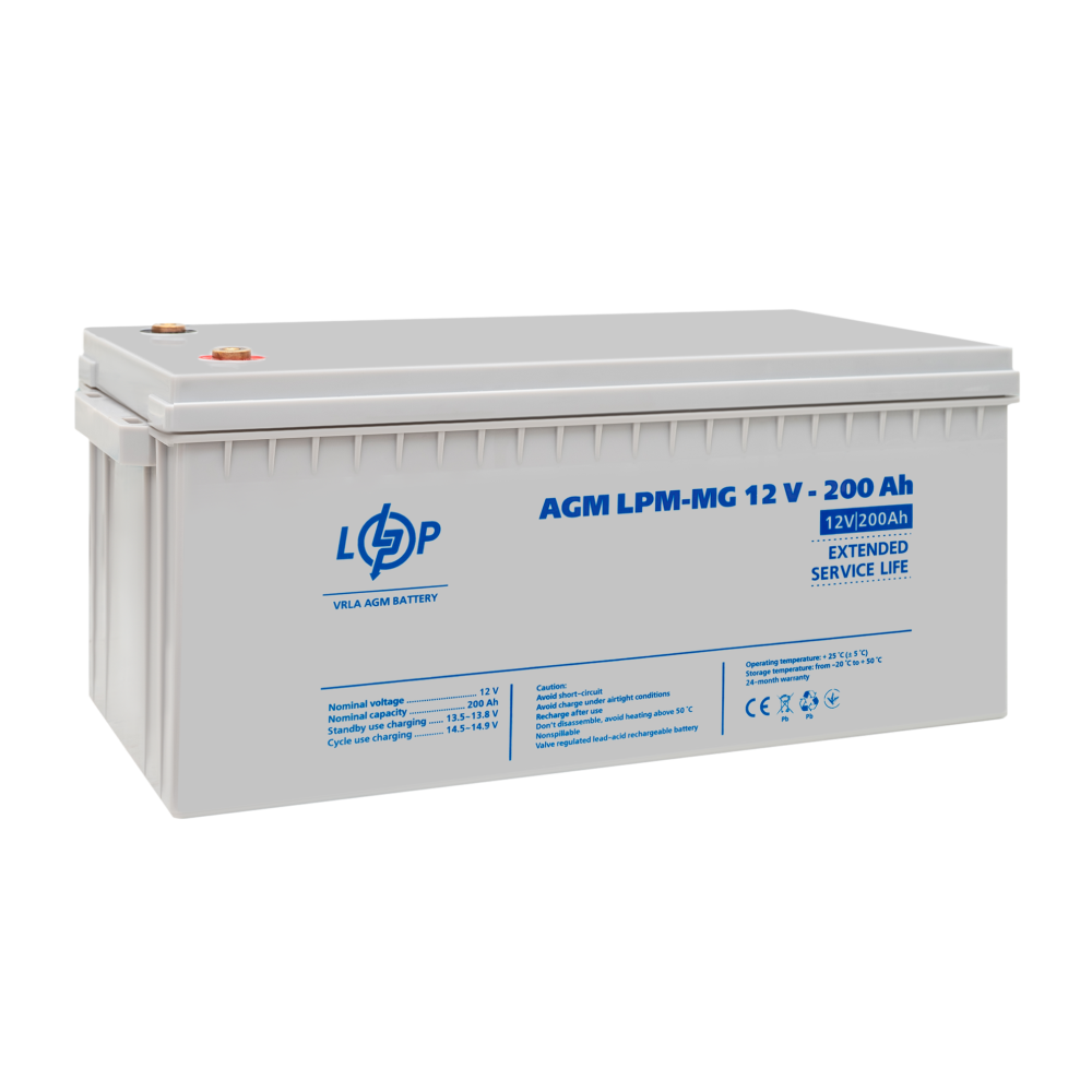 Аккумулятор мультигелевый LogicPower LPM-MG 12V - 200 Ah