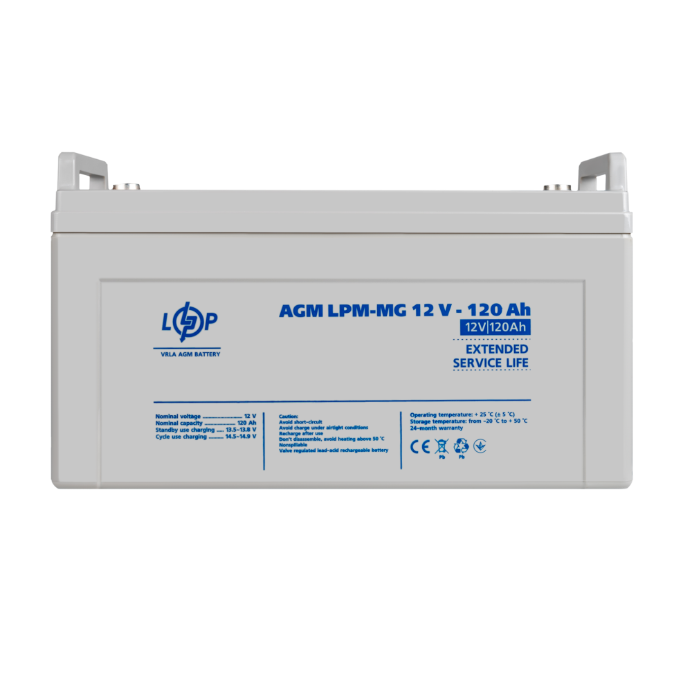 Акумулятор мультигелевий LogicPower LPM-MG 12V - 120 Ah