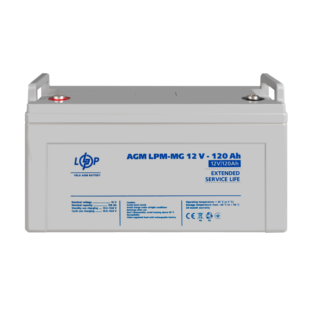 Акумулятор мультигелевий LogicPower LPM-MG 12V - 120 Ah