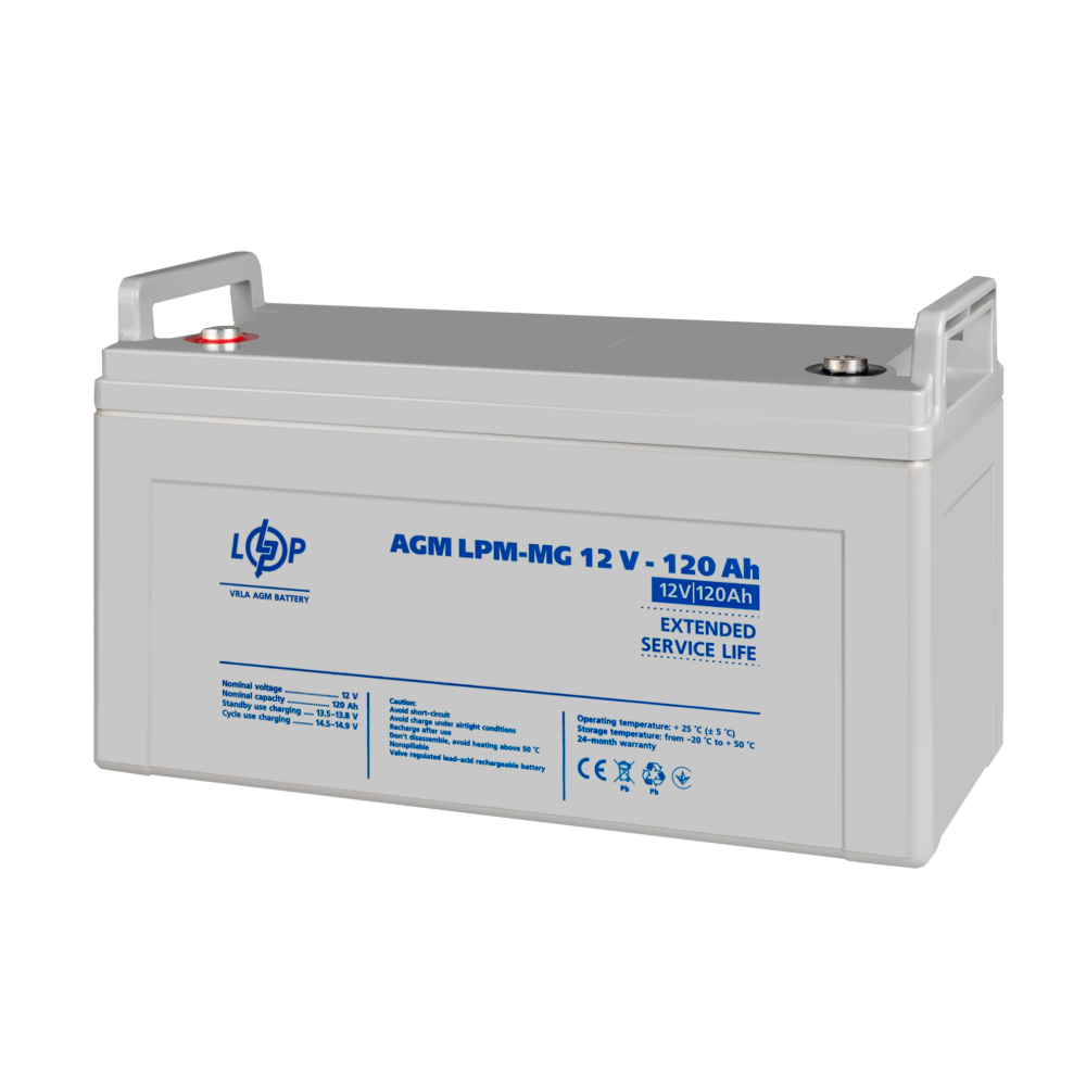 Акумулятор мультигелевий LogicPower LPM-MG 12V - 120 Ah