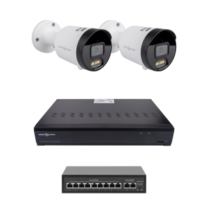 Комплект видеонаблюдения Green Vision GV-IP-K-W102/2 4MP (Ultra AI) на 2 камеры