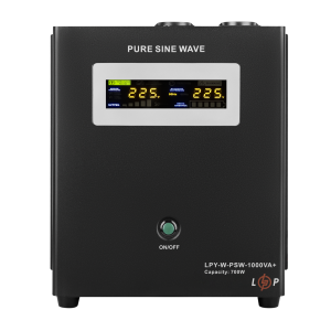 Источник бесперебойного питания LogicPower LPY-W-PSW-1000VA+(700Вт)10A/20A 12V с правильной синусоидой (Уценка)