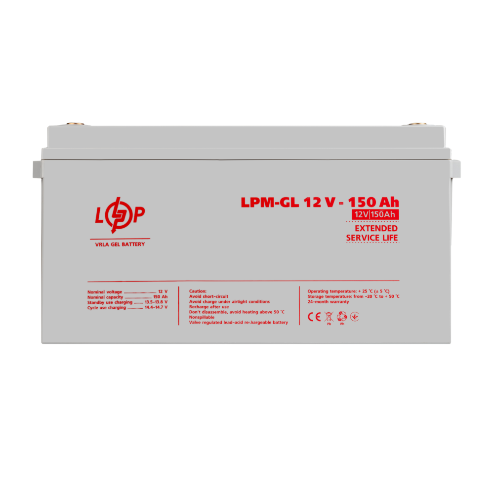 Аккумулятор гелевый LogicPower LPM-GL 12V - 150 Ah