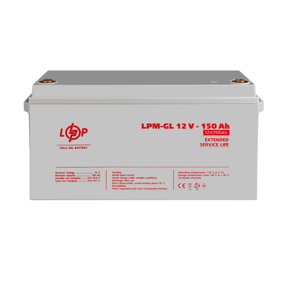 Аккумулятор гелевый LogicPower LPM-GL 12V - 150 Ah