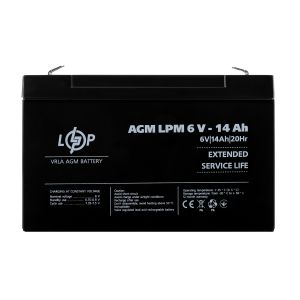 Аккумулятор AGM LPM 6V - 14 Ah