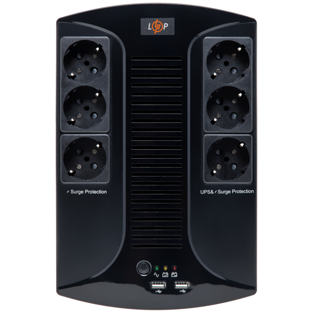 Лінійно-інтерактивне ДБЖ LP 850VA-6PS (595Вт)