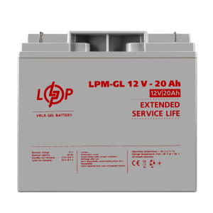 Аккумуляторная батарея LogicPower LPM-GL 12V - 20 Ah GEL