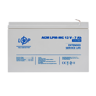 Акумулятор мультигелевий LogicPower LPM-MG 12V - 7 Ah