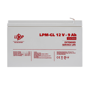 Аккумулятор гелевый LogicPower LPM-GL 12V - 9 Ah
