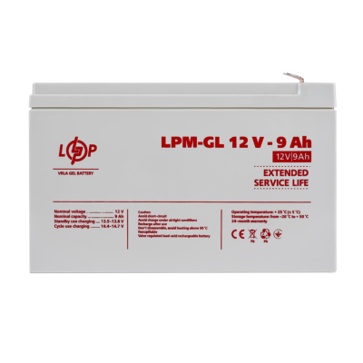 Аккумулятор гелевый LogicPower LPM-GL 12V - 9 Ah