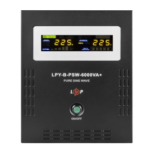 ДБЖ з правильною синусоїдою 48V LogicPower LPY-B-PSW-6000VA+(4200Вт)10A/20A