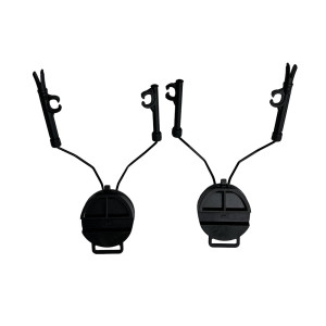 Адаптер для тактичних навушників на шолом Partizan Tactical FAST Helmet Headset Adapter Black