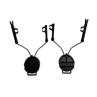 Адаптер для тактичних навушників на шолом Partizan Tactical FAST Helmet Headset Adapter Black