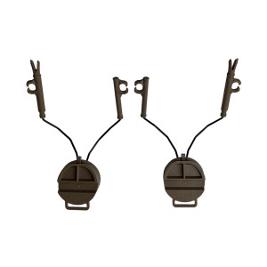 Адаптер для тактичних навушників на шолом Partizan Tactical FAST Helmet Headset Adapter Coyote