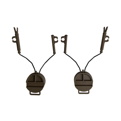 Адаптер для тактических наушников на шлем Partizan Tactical FAST Helmet Headset Adapter Coyote
