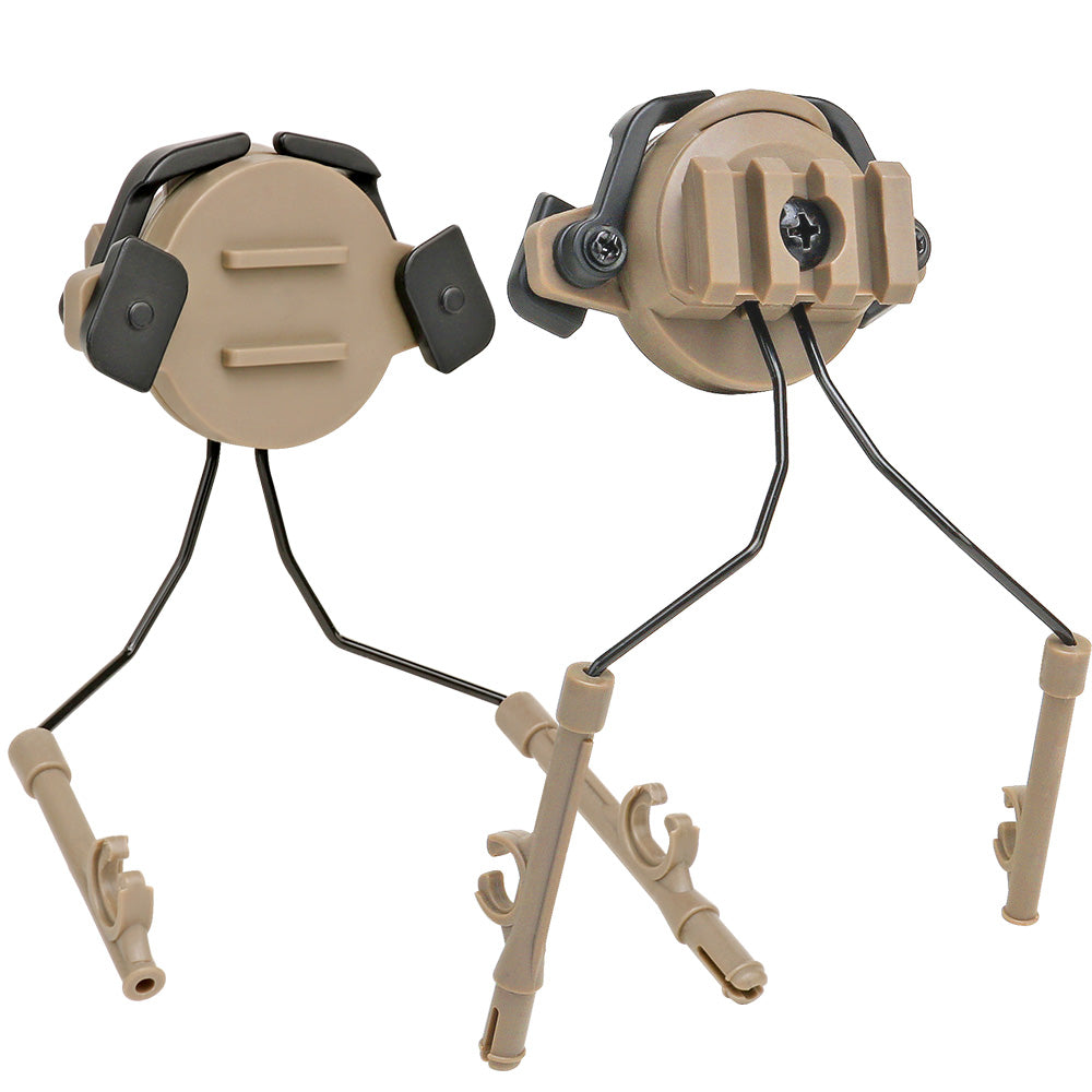 Адаптер для тактичних навушників на шолом Partizan Tactical FAST Helmet Headset Adapter 2 Coyote