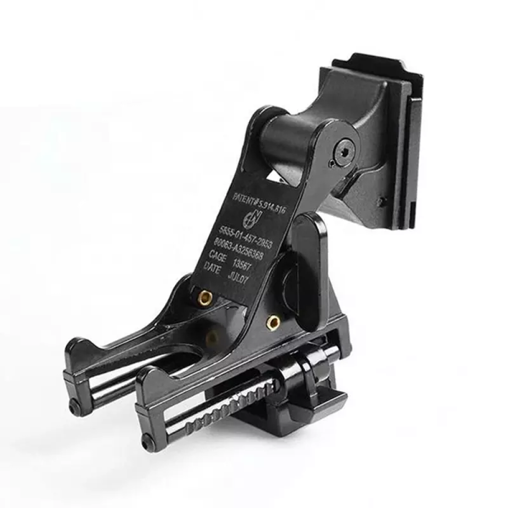 Кронштейн на шолом для приладу нічного бачення Partizan Tactical NVG Mount Metal Black