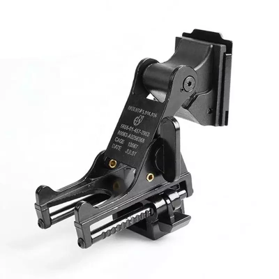 Кронштейн на шолом для приладу нічного бачення Partizan Tactical NVG Mount Metal Black