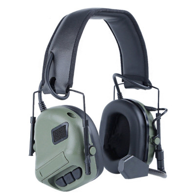 Активні тактичні навушники Partizan Tactical Active Headset Olive