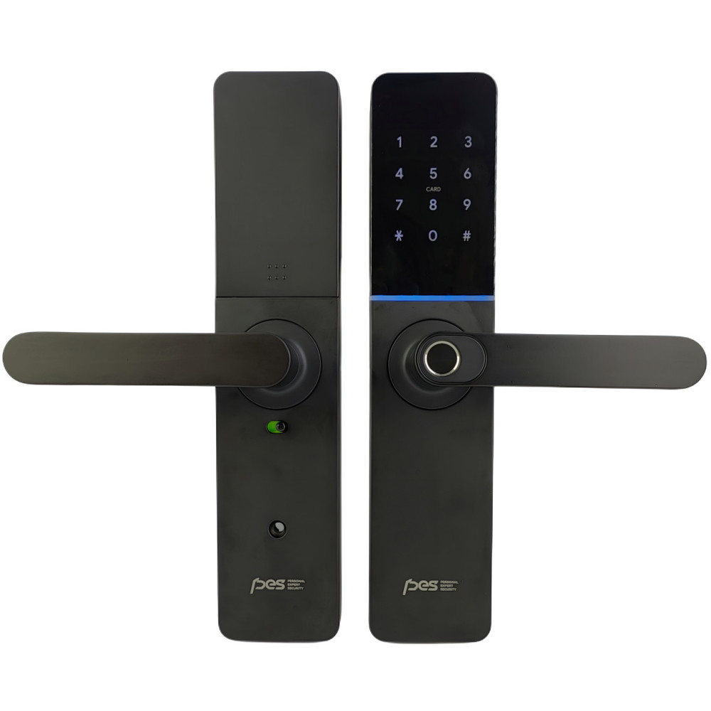 Смарт замок PES Mops чорний