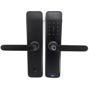 Біометричний замок з WC фіксатором PES Husky Wi-Fi чорний