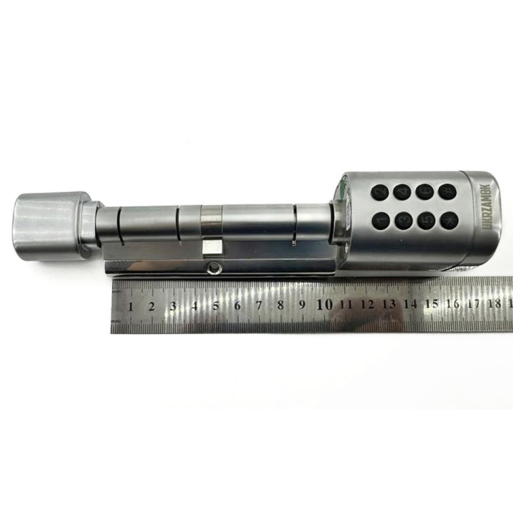 Кодовый смарт-цилиндр для замка PES Cylinder Silver 55х50Т