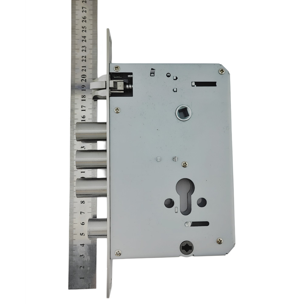 Корпус 3-ригельного замка PES 7068 с круглыми ригелями
