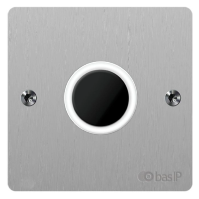 Безконтактна кнопка виходу BAS-IP SH-47T silver