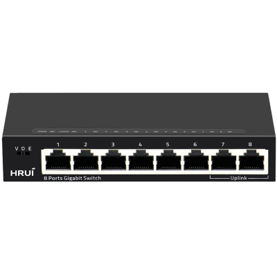 8-портовый коммутатор HongRui HR-SWG1080 неуправляемый
