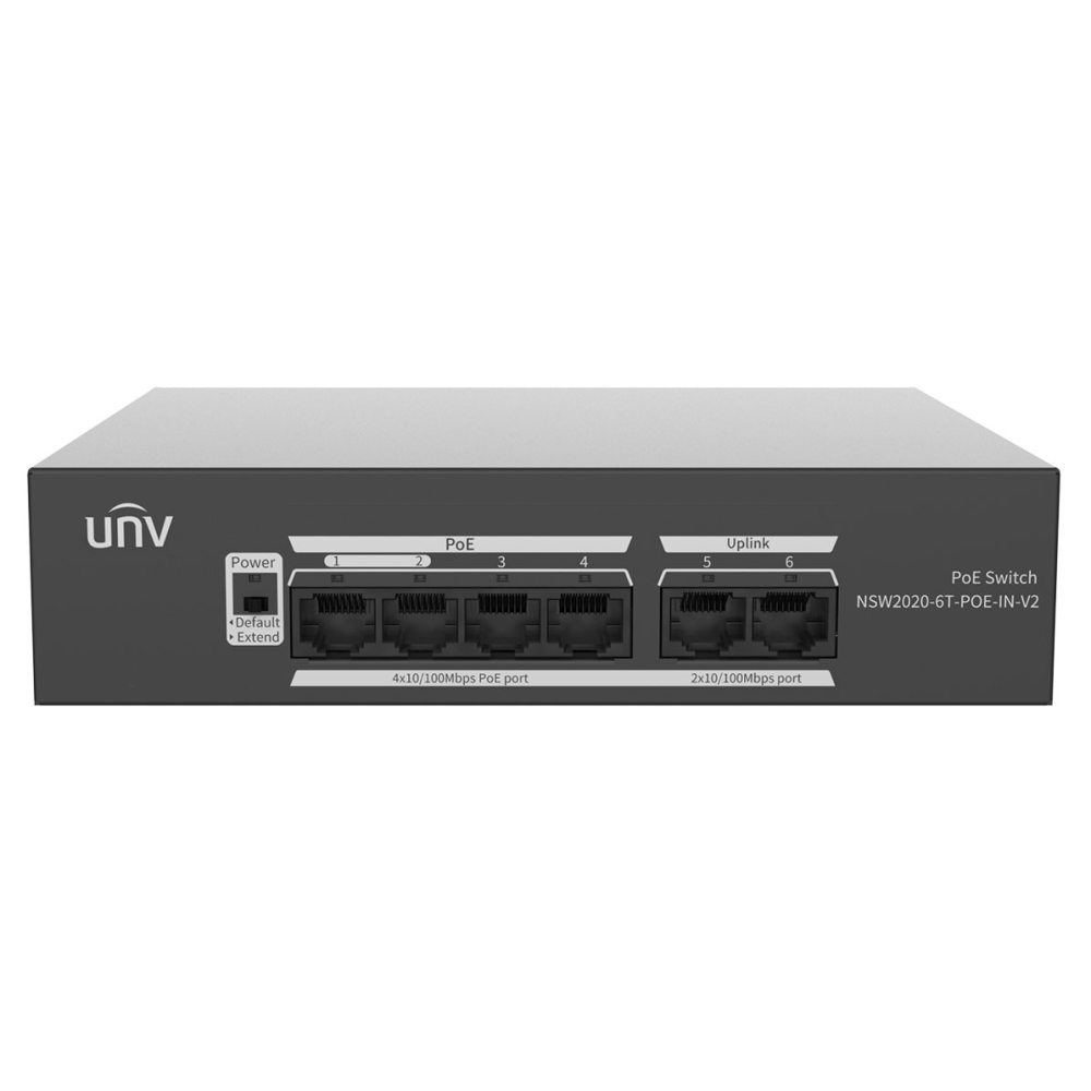 PoE-комутатор Uniview NSW2020-6T-POE-IN-V2