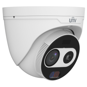 4 Мп тепловізійна IP-відеокамера Uniview TIC3612SA-F7-4F6AC-I1 White
