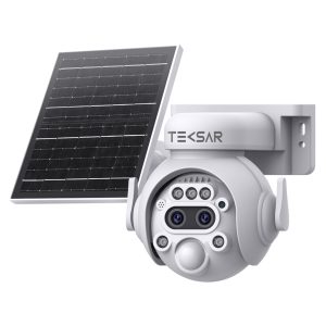 3 Мп подвійна 4G IP-відеокамера Tecsar SCM-2L6M-12X-G-W (2 х 3Мп) з сонячною панеллю та акумулятором