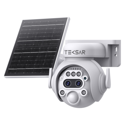 3 Мп подвійна 4G IP-відеокамера Tecsar SCM-2L6M-12X-G-W (2 х 3Мп) з сонячною панеллю та акумулятором