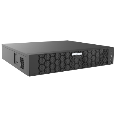 64-канальний NVR відеореєстратор Uniview NVR508-64E-IQ Black