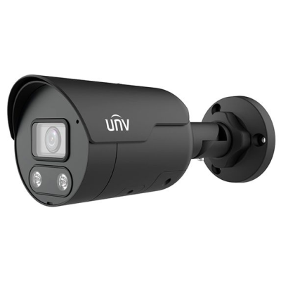8 Мп IP-відеокамера вулична Uniview IPC2128SB-ADF28KMC-I0 Black з PoE