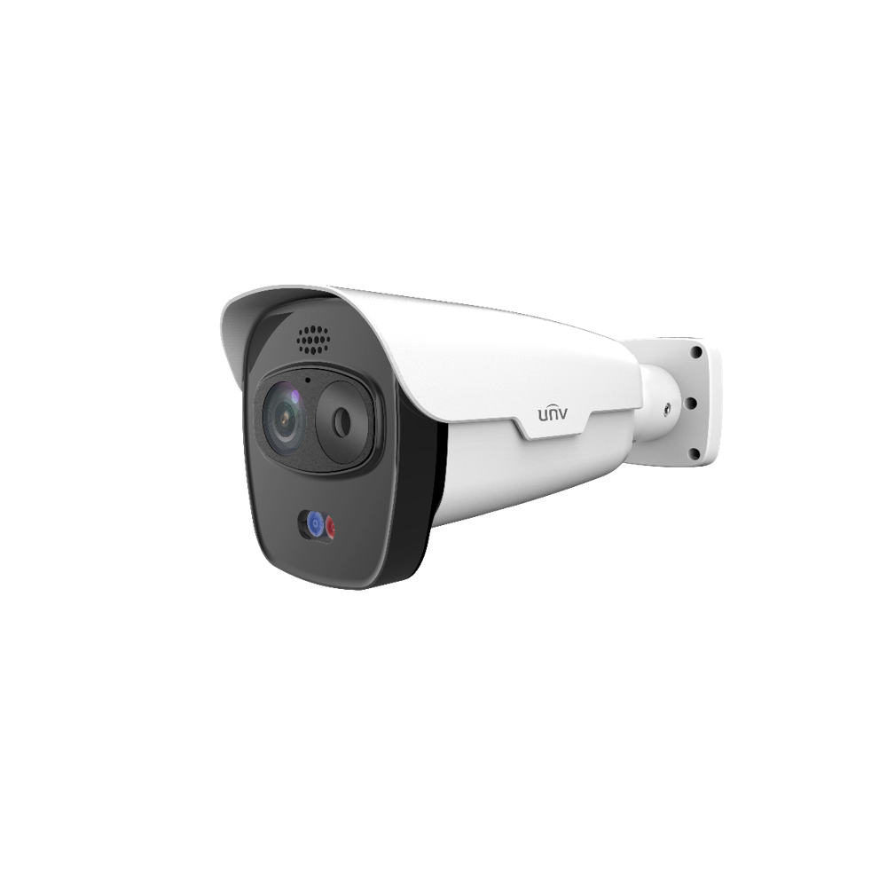4 Мп IP-відеокамера з вимірюванням температури Uniview TIC2221TER5-F3-4F4APCA White