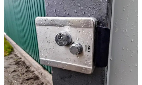  Установка электромеханического замка