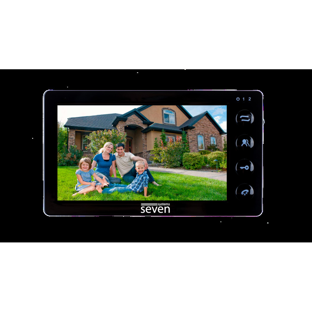 Комплект домофона SEVEN DP-7574 Kit black
