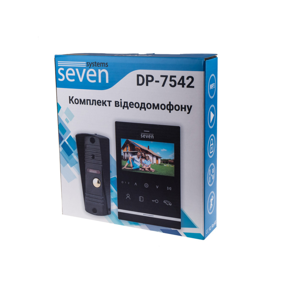 Комплект домофону SEVEN DP–7542 Kit black