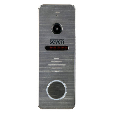 Вызывная видеопанель SEVEN CP-7504 FHD silver