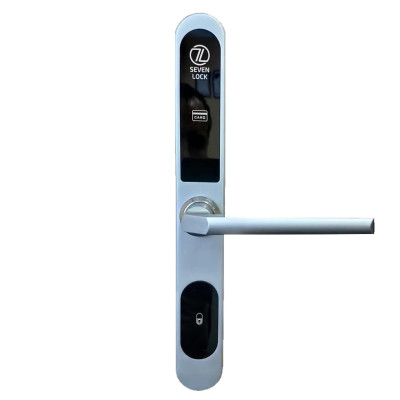 Електронний RFID замок для готелів та хостелів SEVEN LOCK SL-7737S silver Temic