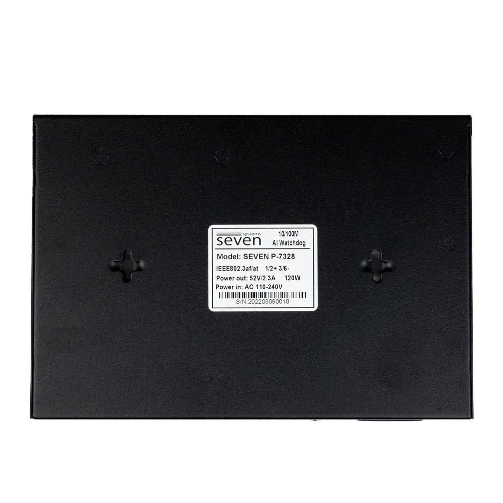8-портовий комутатор SEVEN P-7328 PoE (switch)