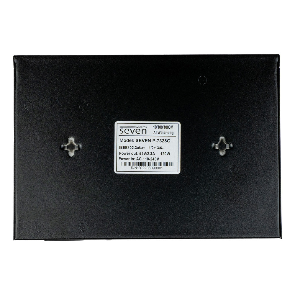 8-портовий комутатор SEVEN P-7328G PoE (switch)