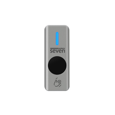 Кнопка виходу безконтактна металева вулична накладна SEVEN K-7497NDW
