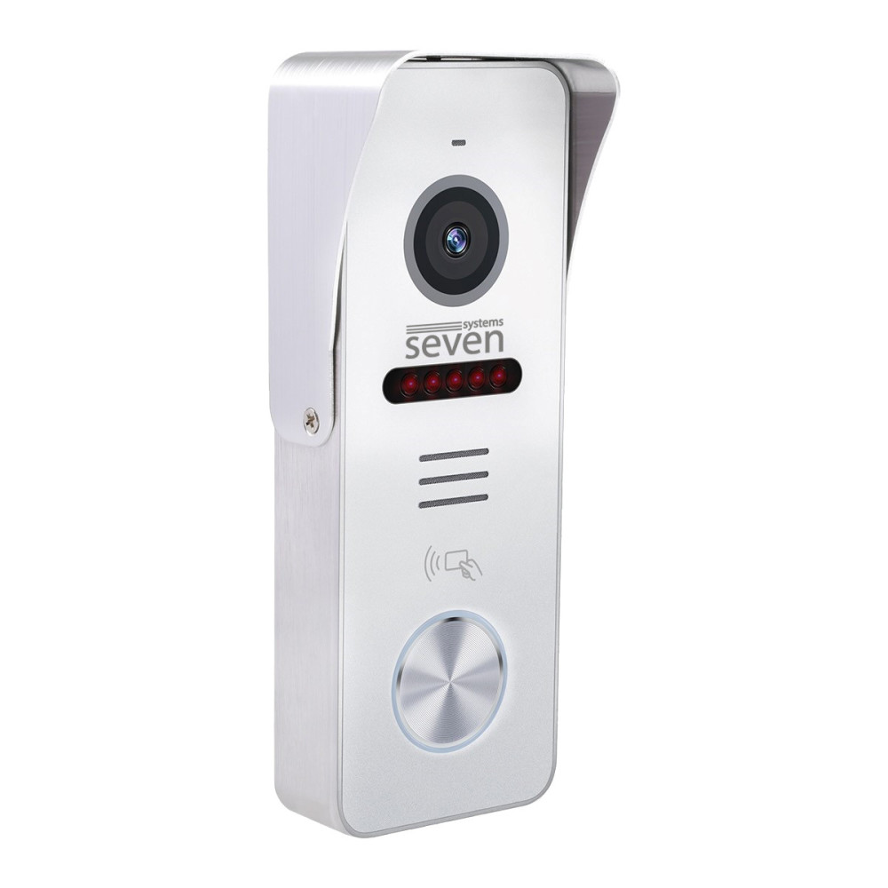 Комплект Wi-Fi домофона SEVEN DP-7517/02Kit white со считывателем карт