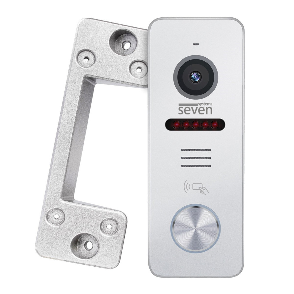 Комплект Wi-Fi домофона SEVEN DP-7517/02Kit white со считывателем карт