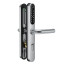Умный дверной биометрический замок SEVEN LOCK SL-7761BF silver (без врезной части)