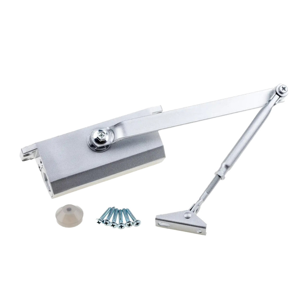 Дотягувач дверей SEVEN DC-7741 від 25 до 45 кг silver